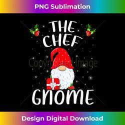 Matching Family Group Christmas The Chef Gnome - Chic Sublimation Digital Download - Lively and Captivating Visuals