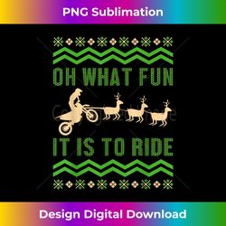 Ugly Christmas Motorbike Motocross Dirt Bike Motorcycle Gift - Chic Sublimation Digital Download - Spark Your Artistic G