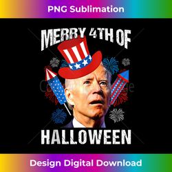 Joe Biden Confused Merry 4th Of Halloween Fourth Of July Tank Top - Crafted Sublimation Digital Download - Customize wit