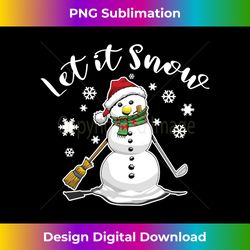 Winter Snowman Long Sleeve - Classic Sublimation PNG File - Customize with Flair