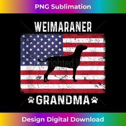 Weimaraner Grandma US Flag 4th Of July Tank Top - Crafted Sublimation Digital Download - Ideal for Imaginative Endeavors