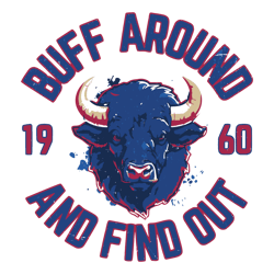 Buff Around And Find Out 1960 SVG