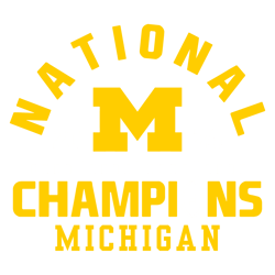National Champions 2024 Michigan SVG Digital Download