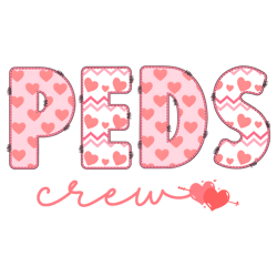 Peds Crew Pediatrics Valentines PNG