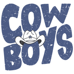 Vintagee Cowboys Funny Football Team SVG