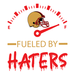 Fueled By Haters 49ers Helmet SVG