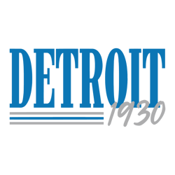 Striped Detroit 1930 Nfl Football SVG