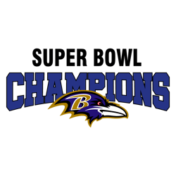 Super Bowl Champions Baltimore Ravens SVG
