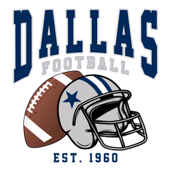 Dallas Cowboys Football Helmet SVG Digital Download