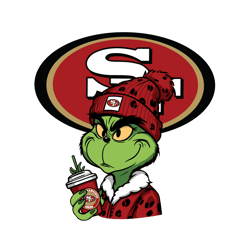 Grinch San Francisco 49ers SVG Digital Download