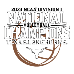 2023 Ncaa Division National Champions Texas Longhorn Volleyball SVG