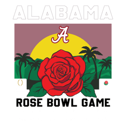 Alabama Playoff 2024 Rose Bowl Game SVG