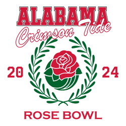 Alabama Crimson Tide Football Rose Bowl 2024 SVG Untitled