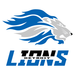 Detroit Lions Head Nfl Football Logo SVG