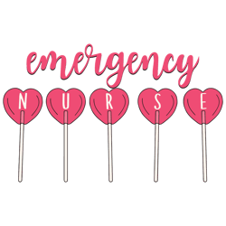 Cute Emergency Nurse Valentines SVG
