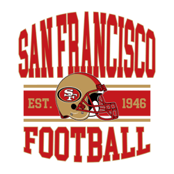 Retro San Francisco Football Helmet SVG Download Untitled