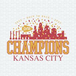 Back To Back Champions Kansas City SVG