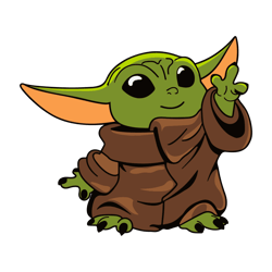 Cute Baby Yoda Funny Gift For You SVG