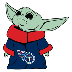 Tennessee Titans Nfl Baby Yoda SVG