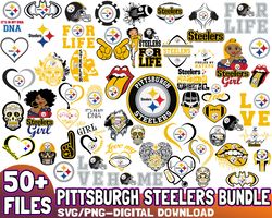 67 Files Designs Pittsburgh Steelers Football Svg Bundle, NFL Logo Svg
