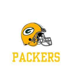 Vintage Green Bay Packers Helmet SVG Digital Download