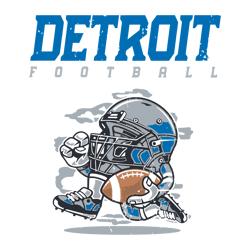 Vintage Nfl Detroit Football SVG