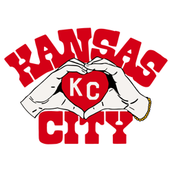 Kansas City Chiefs Heart 1Hands SVG