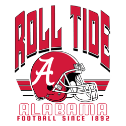 Roll Tide Alabama Football Since 1892 SVG Digital Download