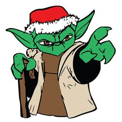 Yoda Christmas Star Wars - Merry Christmas SVG