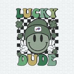 Happy Face Lucky Dude Buffalo Bills SVG