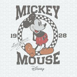 Retro Mickey Mouse Disney Est 1928 SVG