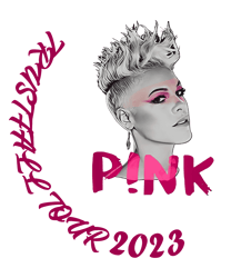 Pink Singer Tour Music Festival 2023 PNG Sublimation File