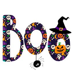 Boo Halloween SVG Witch SVG Pumpkin SVG Witch Hat SVG