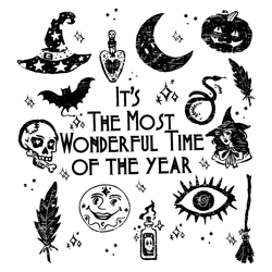 It's The Most Wonderful Time Of The Year Halloween SVG File