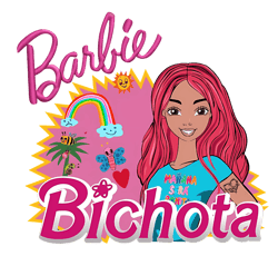 Cute Barbie Bichota Karol G PNG Bichota Team PNG File