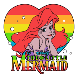 The Little Princess Rainbow Pride SVG File