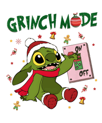 Funny Grinch Mode On PNG Merry Christmas File