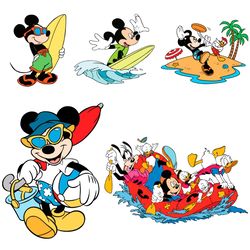 Disney Clipart Summer Disney Disney SVG Mickey Mouse SVG Summer
