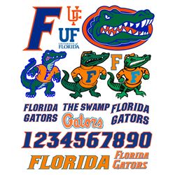 Florida Gators Logos In SVG Basketball SVG Basketball Tea SVG Florida Gators SVG