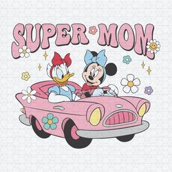 Disney Minnie and Daisy Super Mom SVG