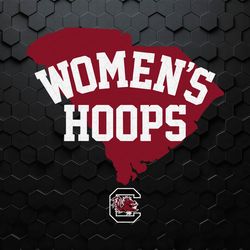 Womens Hoops South Carolina Gamecocks SVG