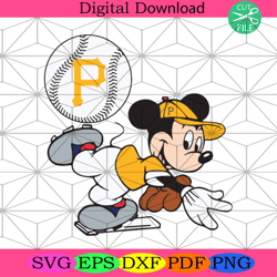 Pittsburgh Pirates And Mickey Svg Sport Svg, Pittsburgh Pirates Svg,NFL svg, NFL football, Super Bowl svg, Super Bowl 20