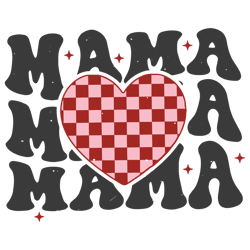 Mama Valentines Day Heart SVG