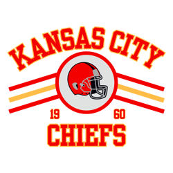 Kansas City Chiefs 1960 Helmet SVG