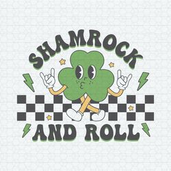 Shamrock And Roll St Patricks Day SVG