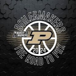 Purdue Boilermakers Road To Phx Basketball NCAA Svg