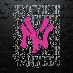 Retro Mlb New York Yankees Logo SVG