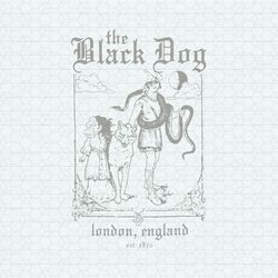 The Black Dog London England SVG