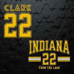 Indiana 22 From The Logo Caitlin Clark SVG