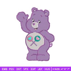 purple bear embroidery design, bear embroidery, embroidery shirt, embroidery file
